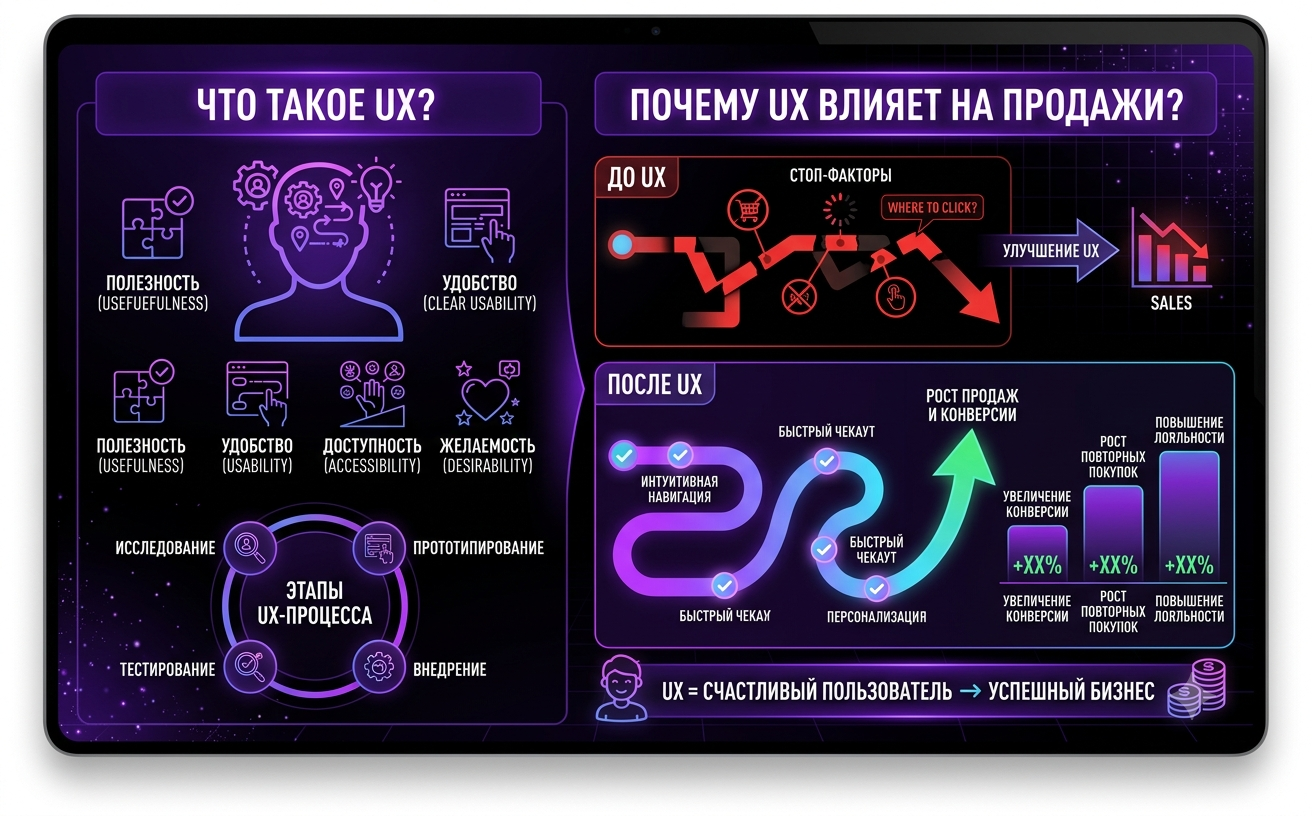 Что такое UX и почему это влияет на продажи