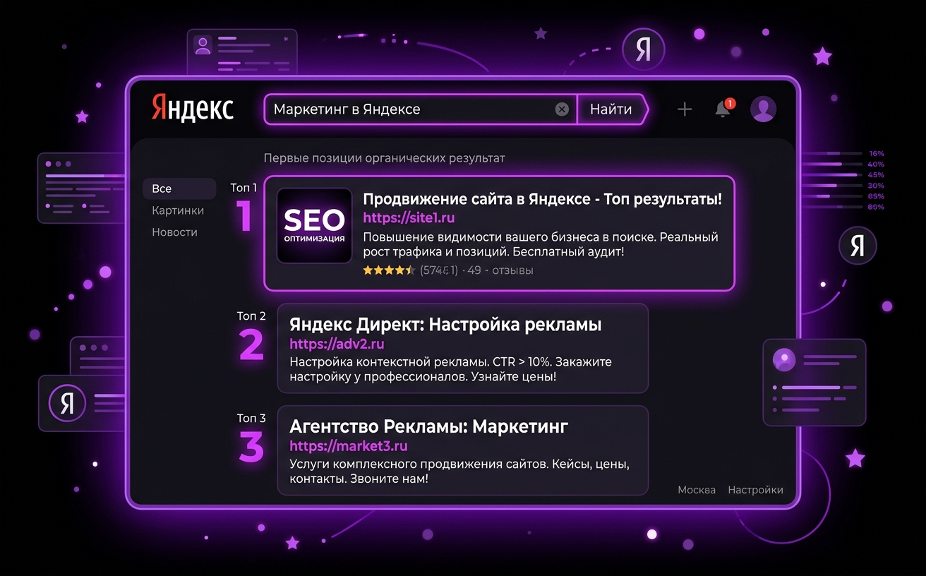 Как получить первые позиции в Яндексе — пошаговый разбор